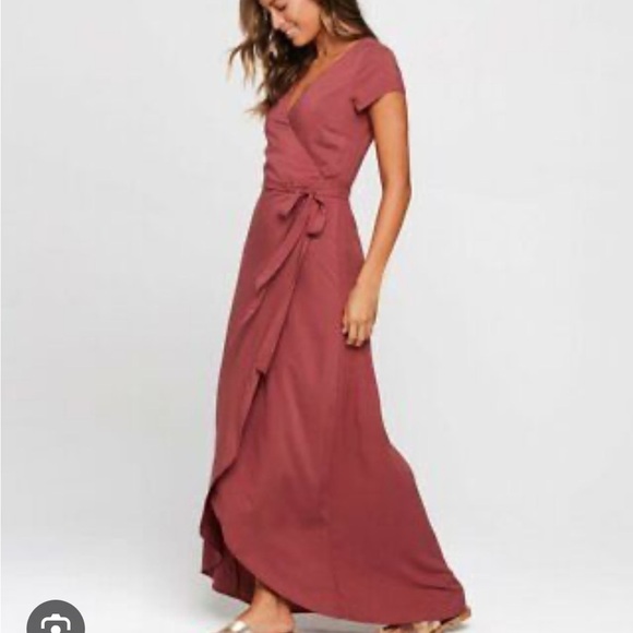 L*SPACE GOA Swim Maxi Wrap Dress Size Medium - Picture 2 of 10